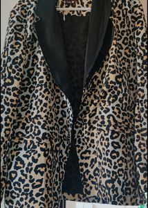 Animal Print Blazer
