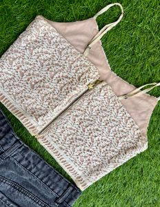 Stylish Lace Crop Top