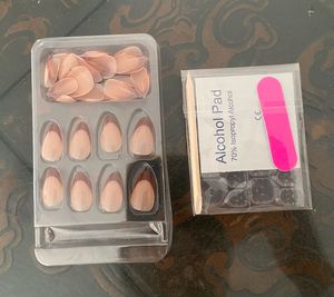 DIY French Tip Press-On Nails