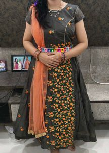 Party Wear Flair Layered Kurta