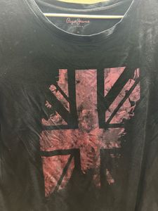 Black Union Jack Graphic T-Shirt