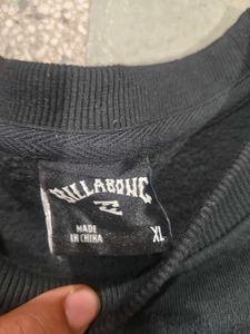 Billabong Black Crewneck Sweatshirt