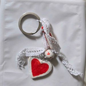 Heart Keychain Charm