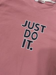 Men's Pink Oversized T-Shirt