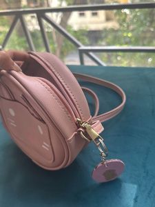 Cute Pink Bunny Crossbody Bag for Kids