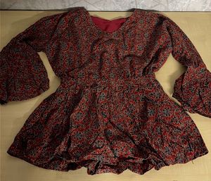 short kurthi printed top