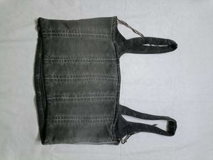 ZARA Corset Style Denim Crop Top