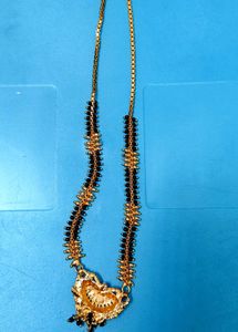 Elegant Gold Mangalsutra with CZ