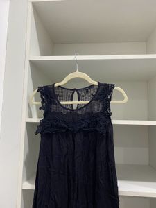 Vero Moda Black Embroidered Top