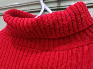 Red Knit Sweater