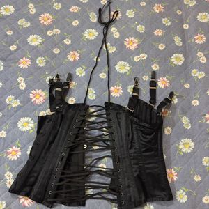 Black Corset Top with Skirt