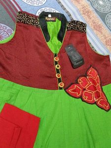beautiful anarkali gown pant dupatta