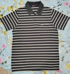 Men's Striped Polo T-Shirt