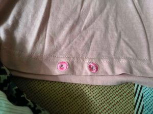 Reebok crop overtop Pink Athletic Top