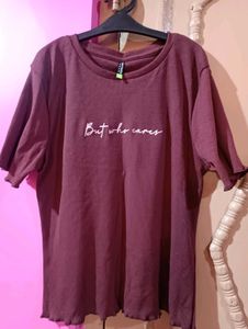Burgundy Regular Top