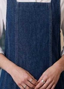 Denim Pinafore Dress