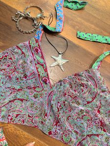 reversible tie up halter top
