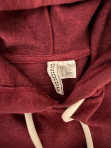Purple Pullover Cropped Hoodie from Divided