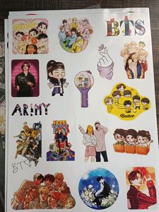 💜🫰🏻BTS CUTE 50 STICKERS!!!