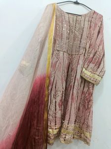 Flawless Gota Worked Gharara Dress