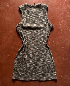 Marled Sleeveless Knit Dress