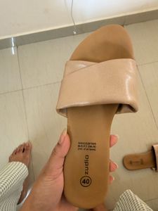 Stylish Cream Slip-Ons- FLAT 199