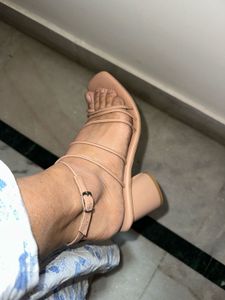CAI Elegant Nude Heels