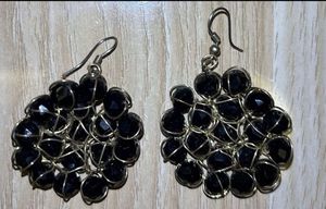Black and Gold Earrings