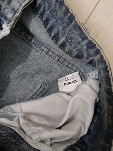 Wide Leg Denim Jeans