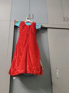 Beautiful Embroidered Sky Blue Skirt