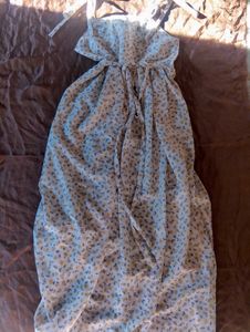 Floral Ruched Pinafore Dress | Sunshine Print