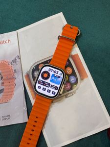 Smart Watch Orange Band