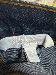 Classic Blue Denim Button-Up Skirt