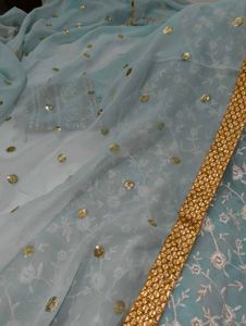 Stunning Blue Kurta Set with Dupatta