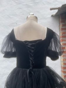 Elegant Black Tulle Dress