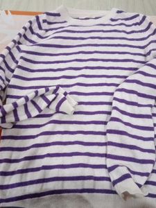 Striped Pullover Sweater