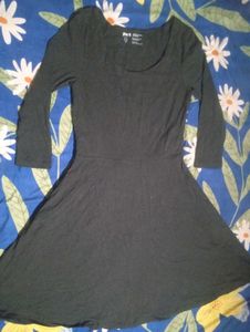 Pact Black Long Sleeve Dress