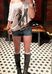 Ripped Denim Shorts
