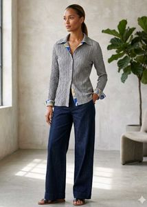 🌟Dual-Style Reversible Shirt–TwoLooksInOne🌟