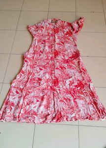 Vibrant Tropical Leaf Print kurta