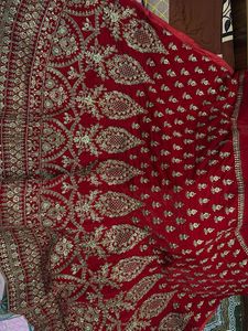 NEW BRIDAL/NON BRIDAL Red Velvet Lehenga