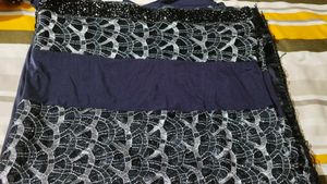 beautiful lycra sari with blouse
