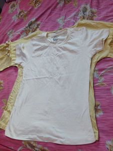 Yellow Top with Pearl Detail combo 2