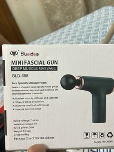 blue idea mini fascial gun