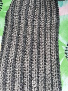 Cozy Ribbed crochet Scarf