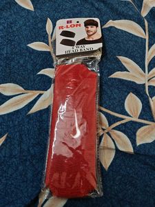 (New) Red Headband  R-LON 4-Way