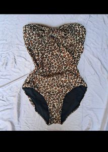 Y2k Leopard Backless bodysuit