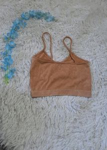 Nude Shade Ribbed Top