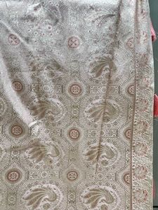 Royal Silk Baby Pink Saree with Tassels