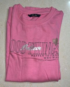 Pink Graphic Sweatshirt